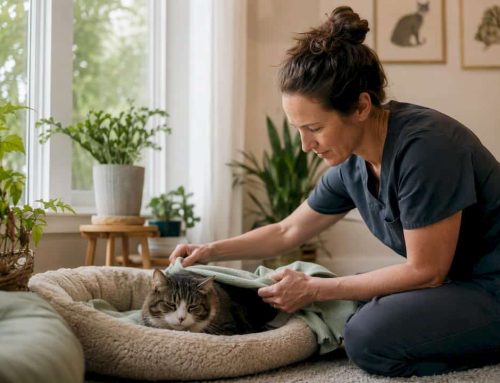Low Stress At Home Acupuncture for Your Cat’s Asthma