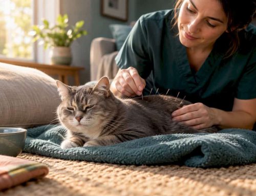 In Home Acupuncture for Senior, Anxious Cats: What Owners Should Know